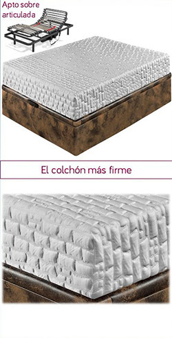 CÓLCHON SAROS EXTRAFIRME ARTICULADO - 100 x 180 cm